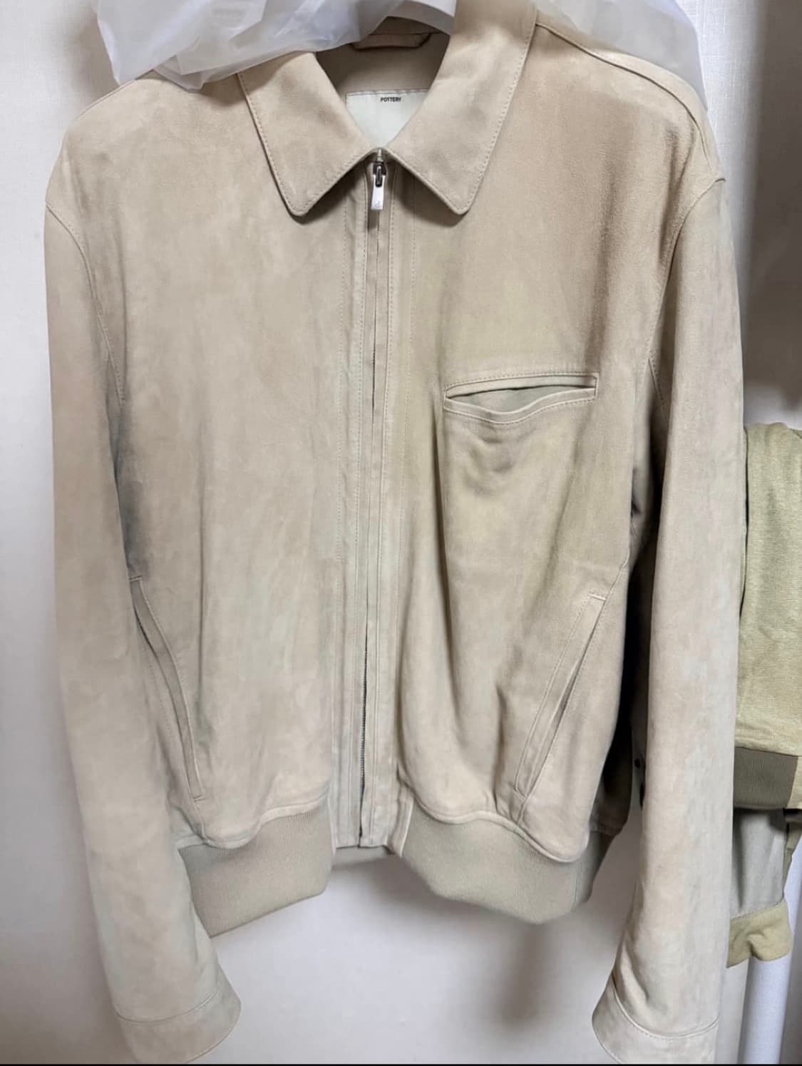 [3] 포터리 고트스킨 스웨이드 자켓 베이지 상품이미지2