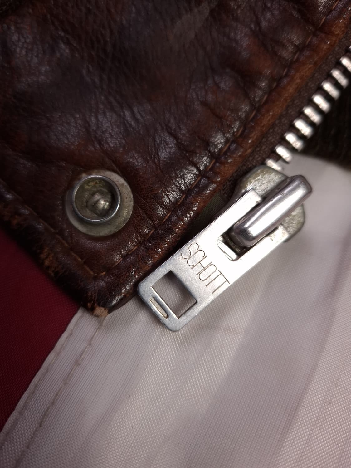 오리지날 미국제조 쇼트 G-1 리얼레더 항공자켓 상품이미지4