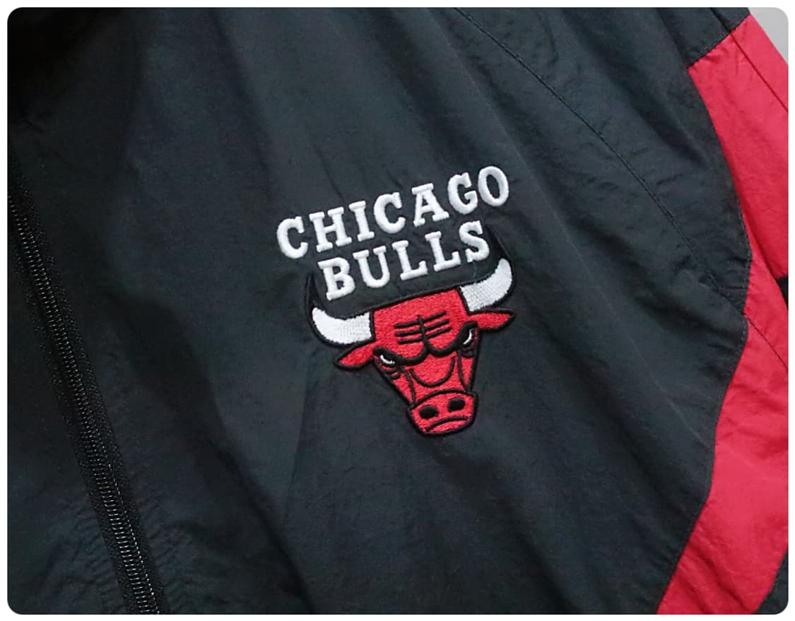 [L] NBA 시카고 불스 오버핏 바람막이 자켓 상품이미지6