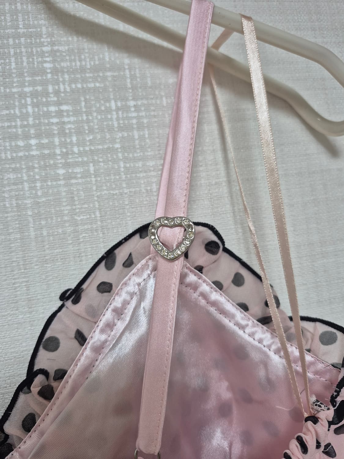 Tralala 초고전템 히메카지 딸기 도트 배색리본 프릴원피스입니다 ♡♡ 상품이미지7