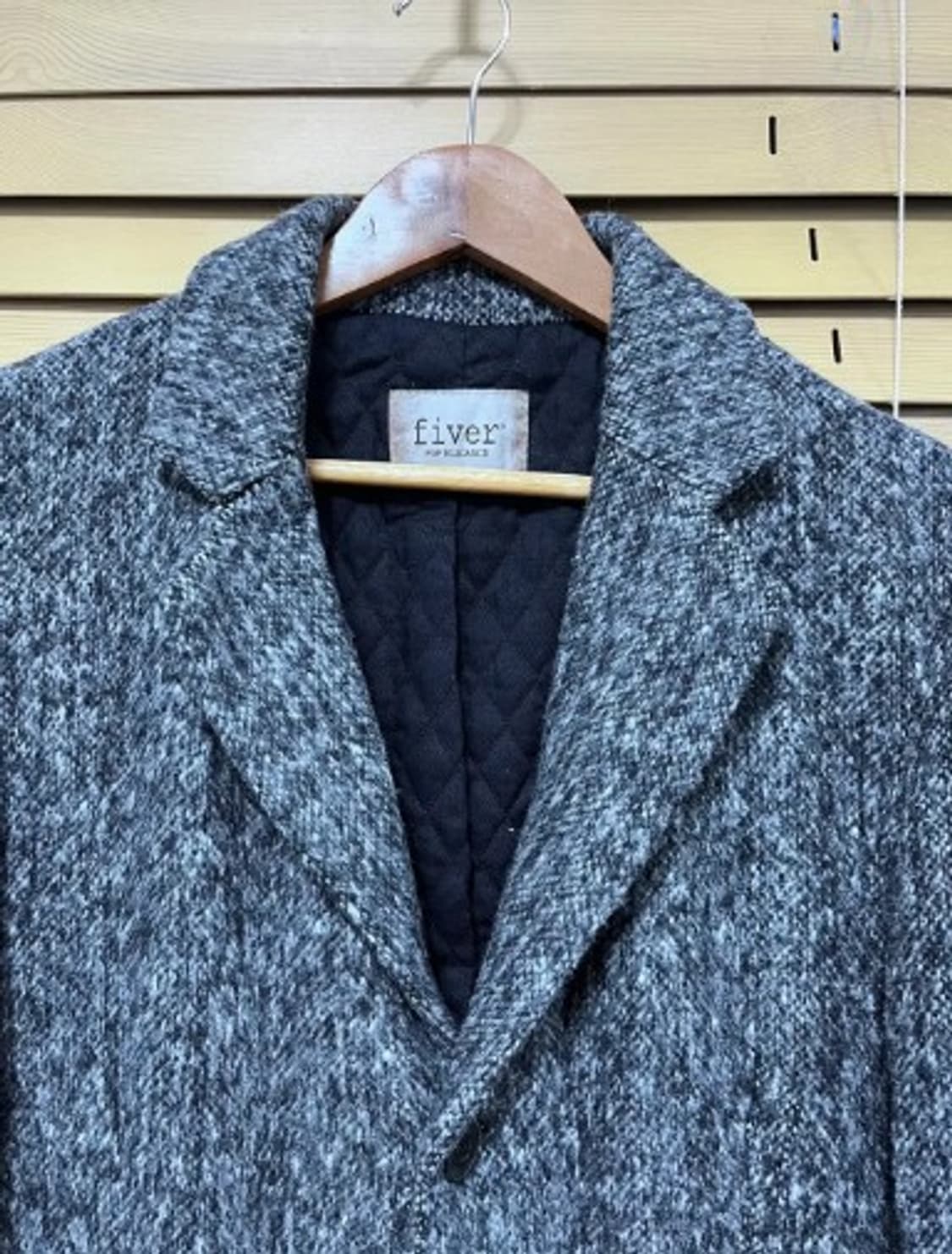 시리즈 파이버 남성 라나울혼방 누빔코트 L/100사이즈추천 상품이미지1