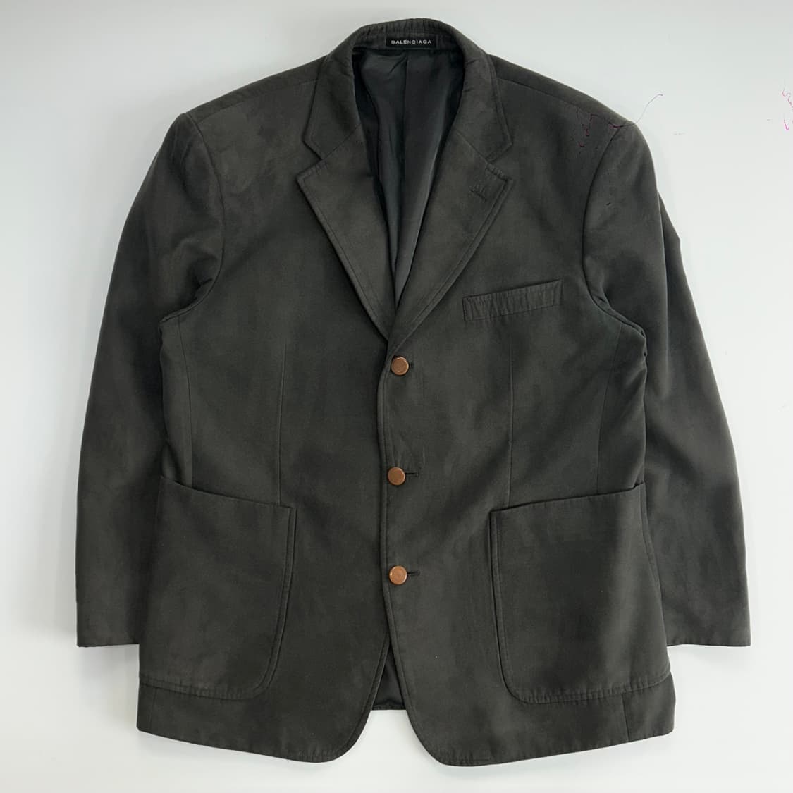 Balenciaga 발렌시아가 차콜 스웨이드 블레이저 상품이미지4
