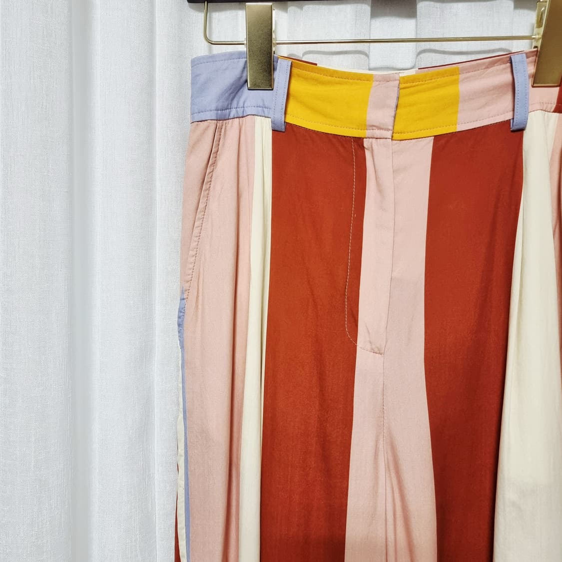 앤아더스토리즈 얇은 코튼 팬츠 바지 스트레이트핏 (55쯤/표기36) 상품이미지2