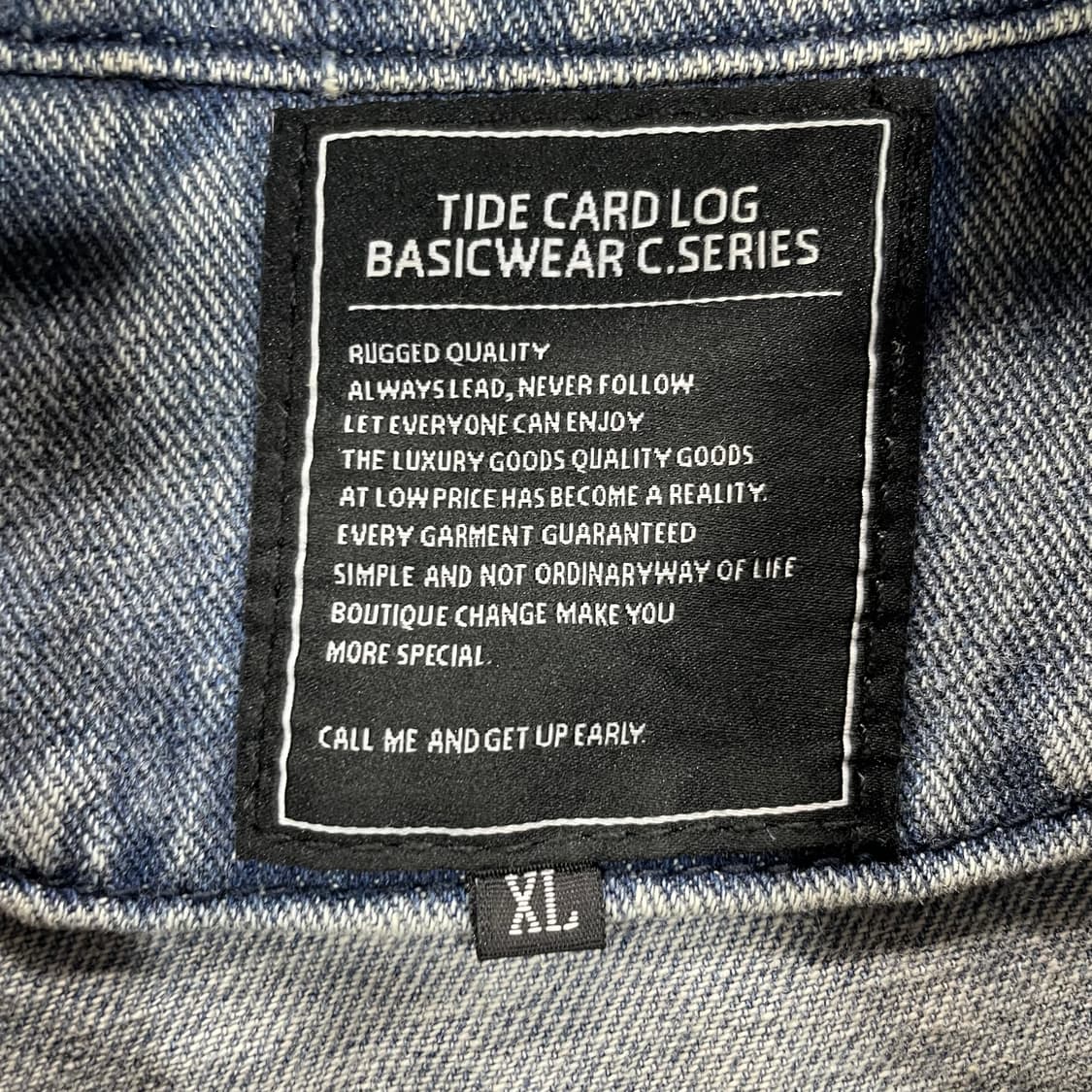 시보리 데미지 집업 데님자켓 상품이미지5