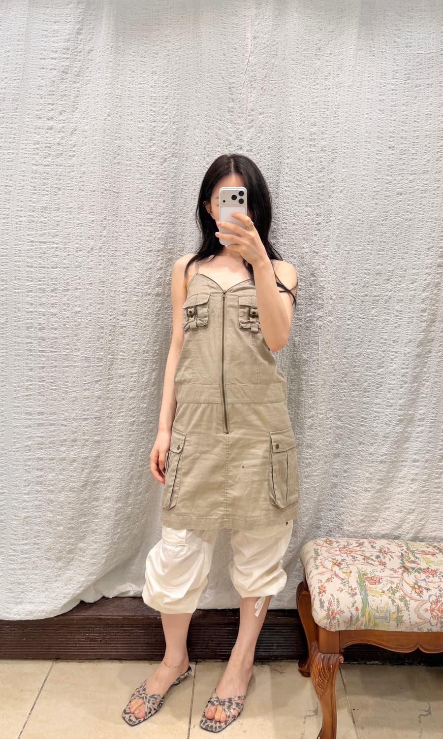 Cargo sleeveless ops 상품이미지2