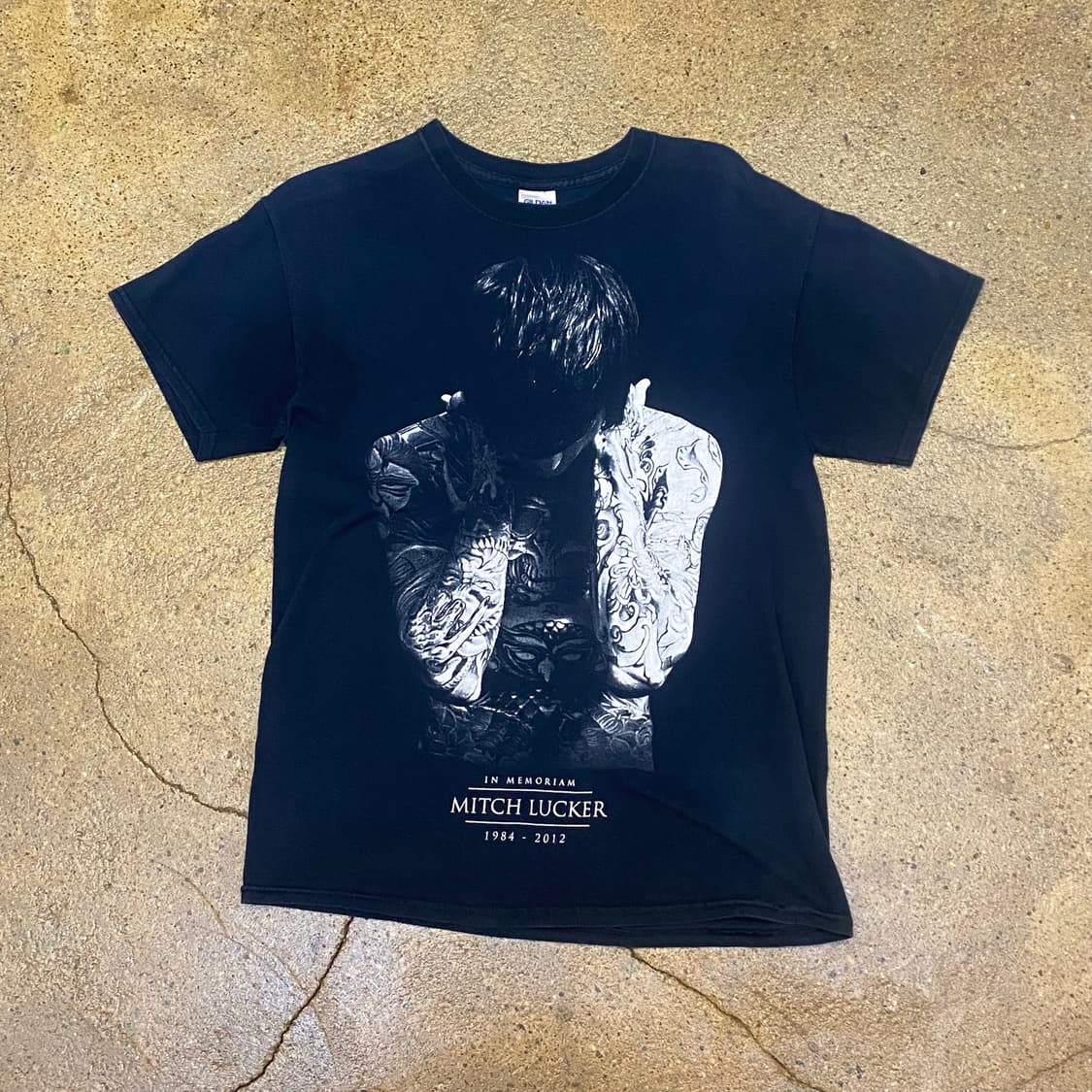미국 빈티지 미치 러커 MITCH LUCKER 추모티 반팔티 락티셔츠 상품이미지1