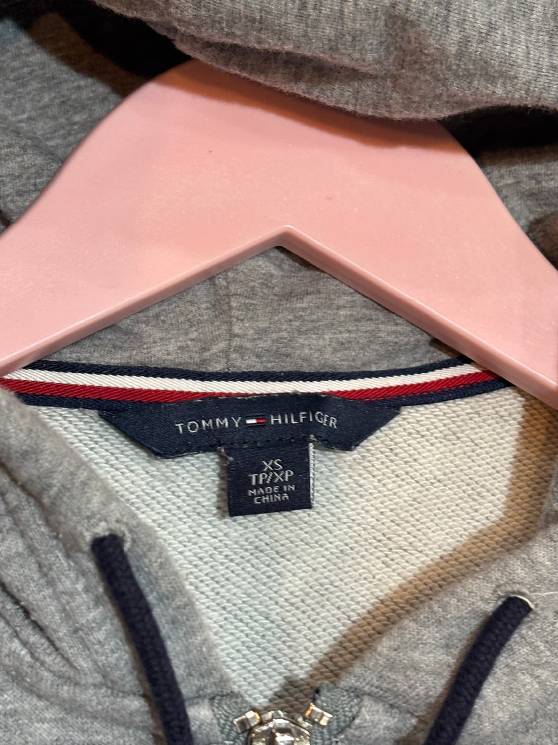 타미힐피거 후드집업 티셔츠 XS 상품이미지5