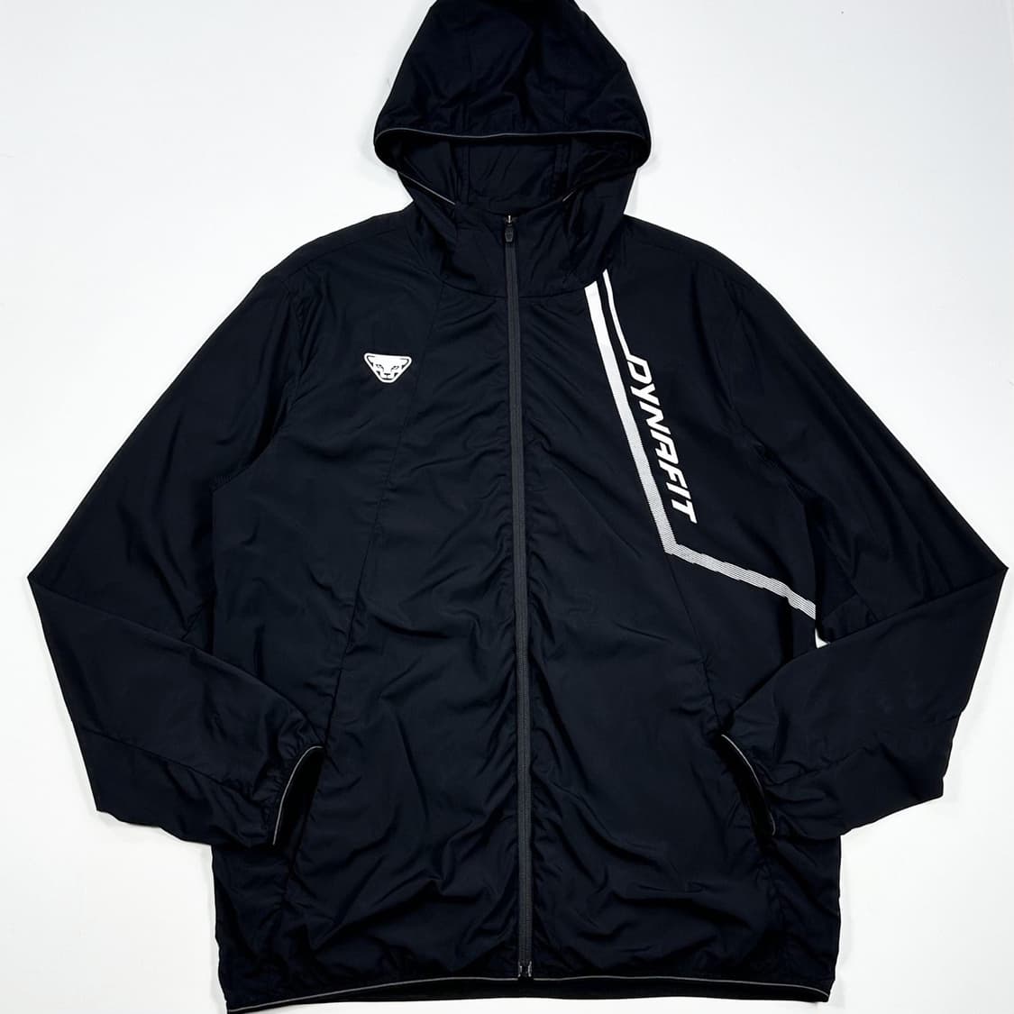 다이나핏 로고 블랙 바람막이 자켓 (XXL) 상품이미지2