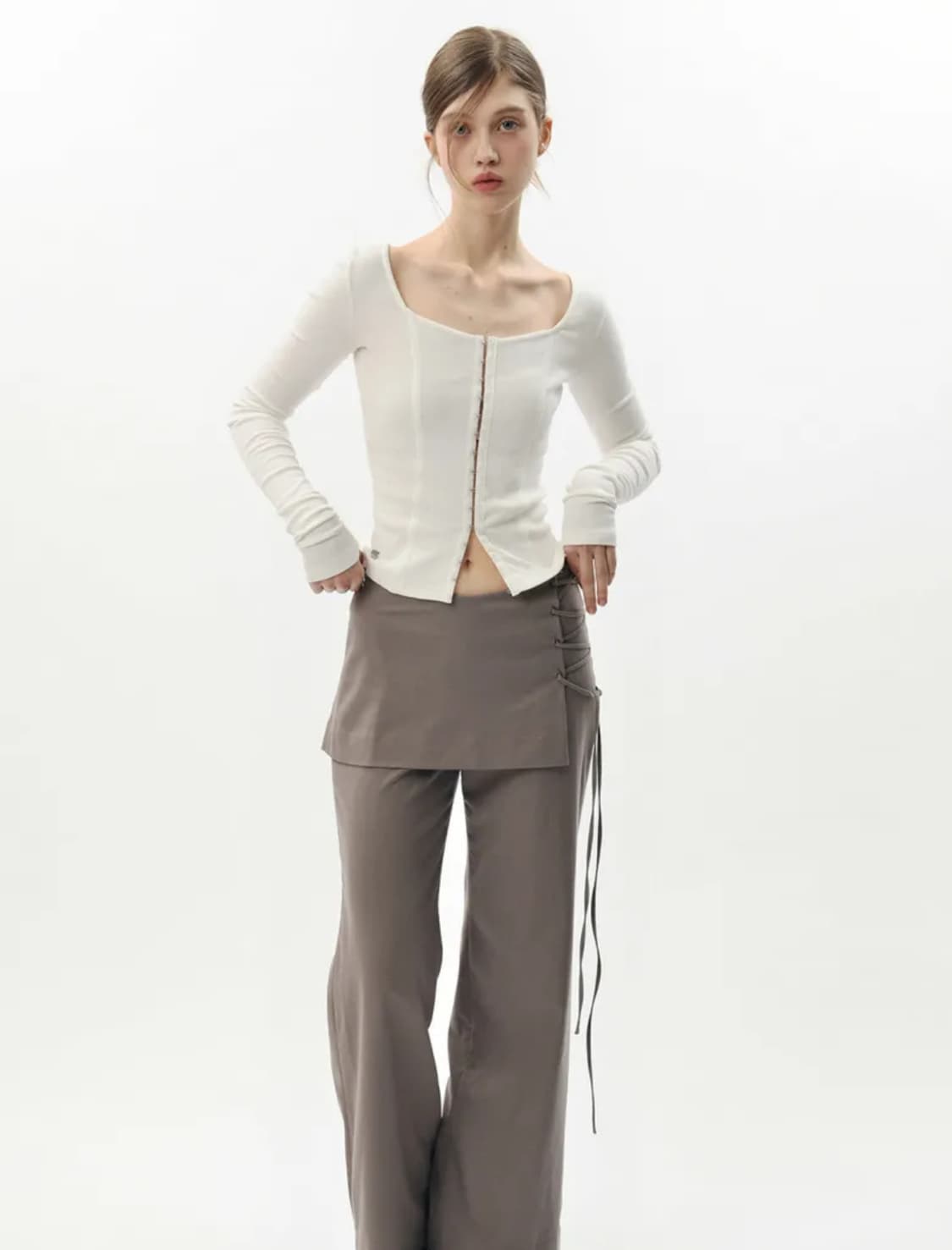 페인오어플레져 RIRI TOP 그레이 상품이미지1