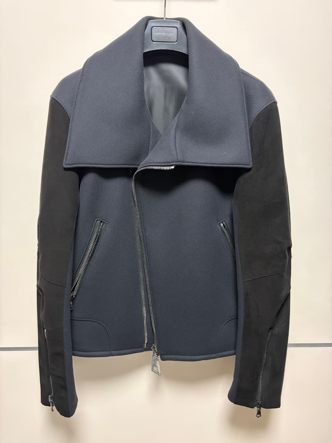 우영미 캐시미어혼방 블루종 상품이미지1