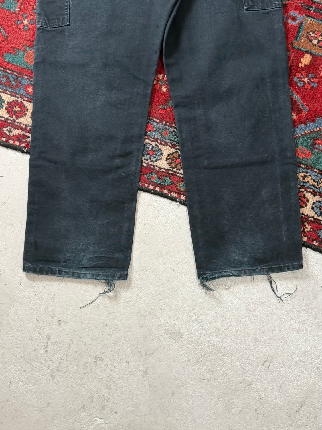 OG USA Made 칼하트 B01 더블니 블랙 칼하트 썩블니 카펜터 상품이미지8