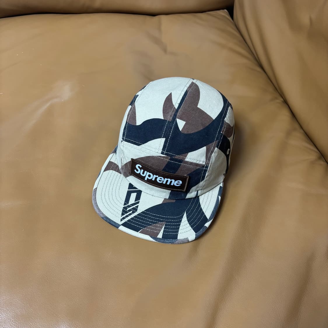Supreme 슈프림 워시드 카모 탄 캠프캡 모자 Washed Camo 상품이미지1
