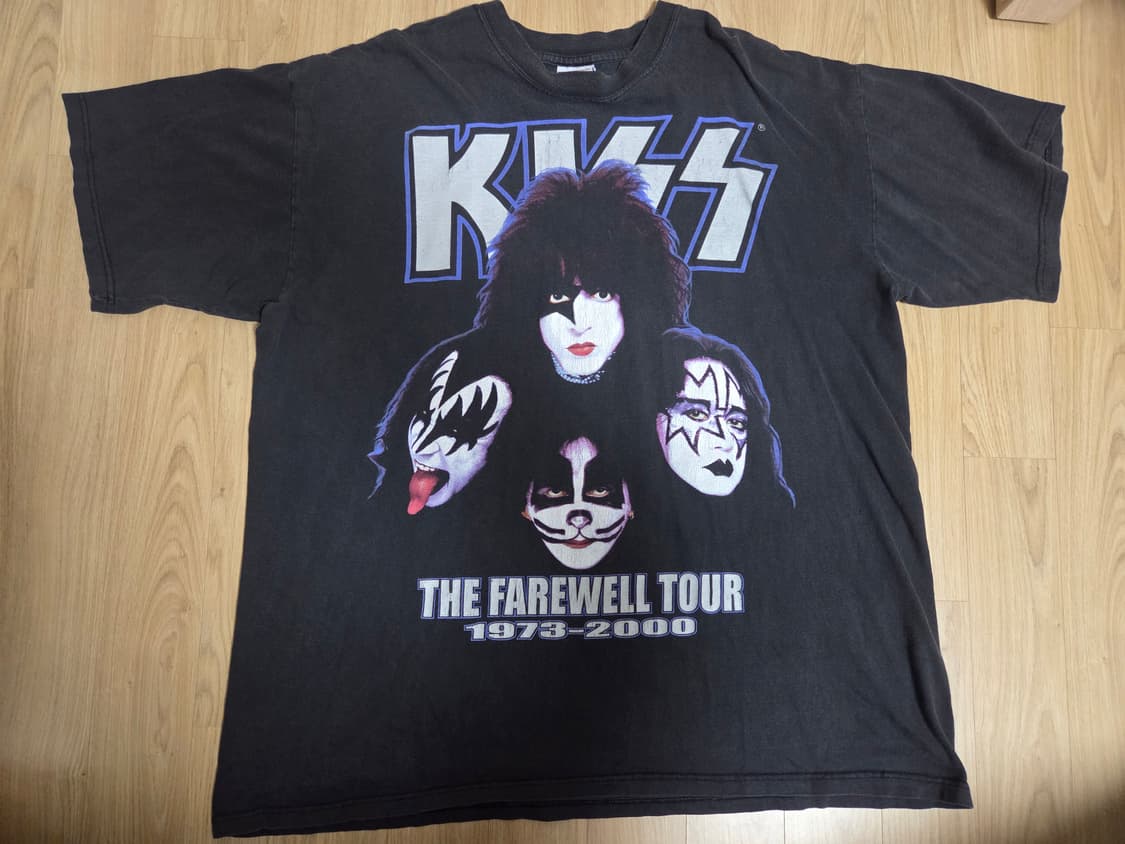 00's Kiss Tour 밴드티 XXL 상품이미지1