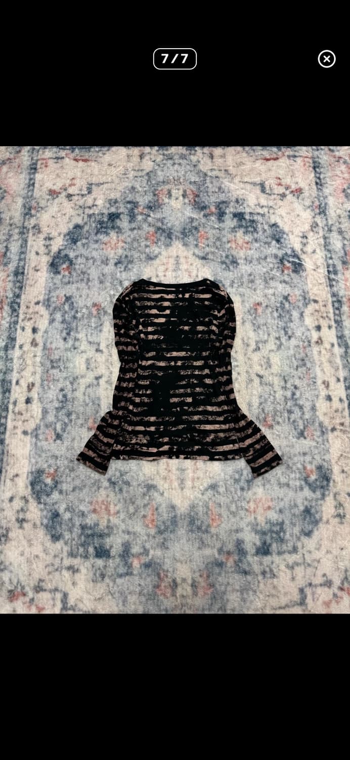 No.id O0s bleached cut sew 상품이미지3