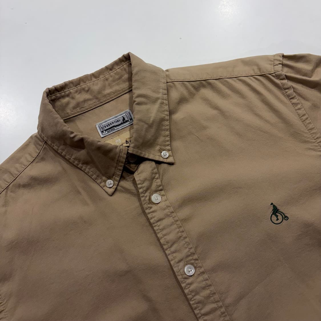 [L] 빈폴 에센셜 오리지널 베이지색 남방 셔츠 C860 상품이미지3