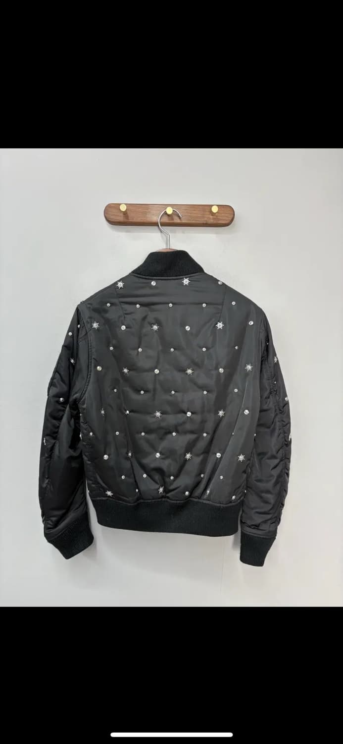 산드로 스터드 블랙포켓 봄버자켓 H1480 상품이미지6