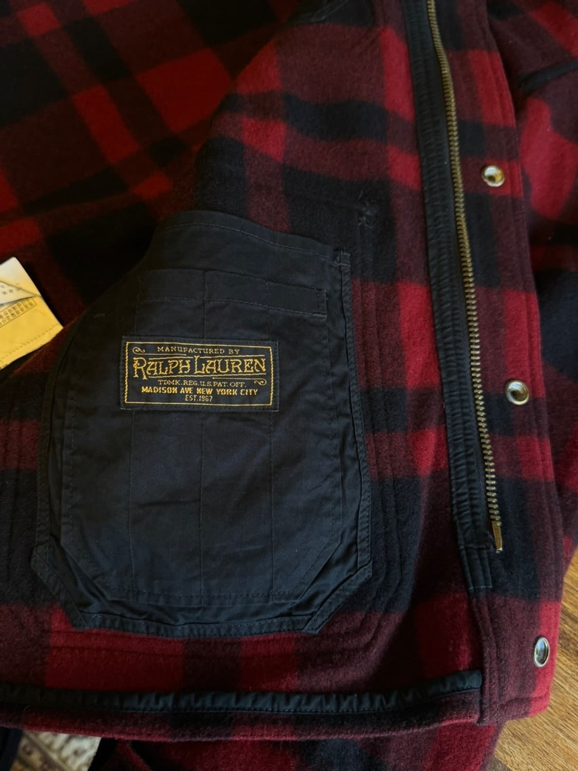폴로 랄프로렌 버팔로 체크 울 자켓 105 상품이미지6
