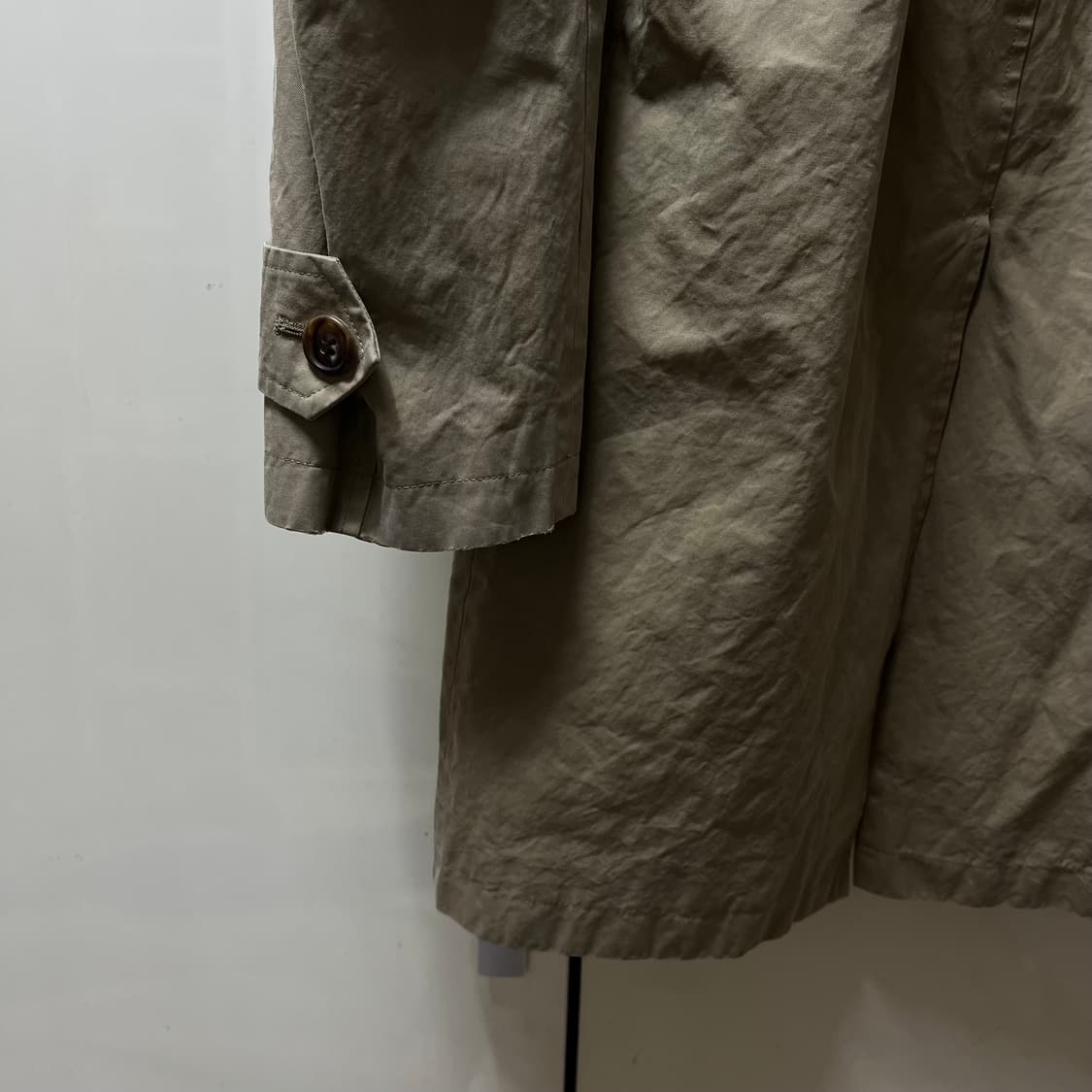 폴스미스 클래식 안감 내피 울 싱글 트렌치코트 M/95 상품이미지5