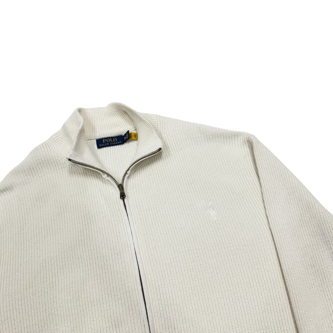 폴로 랄프로렌 와플 니트 집업 자켓 아이보리 2XL 상품이미지2