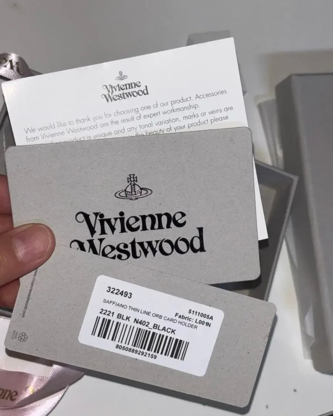 비비안웨스트우드 사피아노 씬 라인 orb 카드지갑 상품이미지5