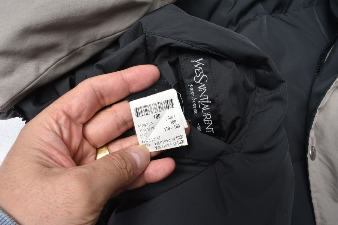 90S 입생로랑 리버시블 양면 구스다운 자켓 패딩 점퍼 N0824 상품이미지4