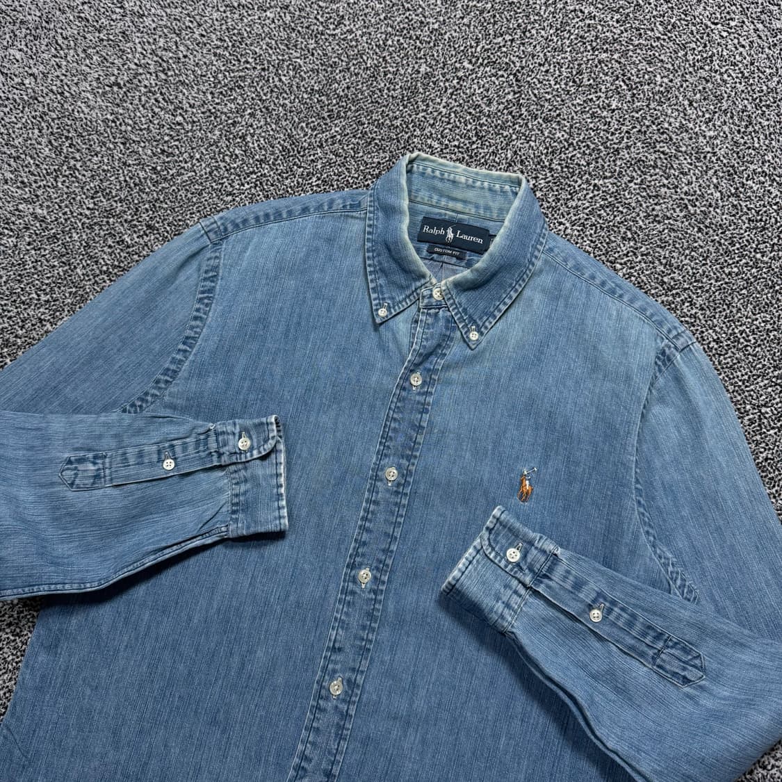 Name : 폴로 랄프로렌 시그니처로고 샴브레이 데님 셔츠 :)  상품이미지2