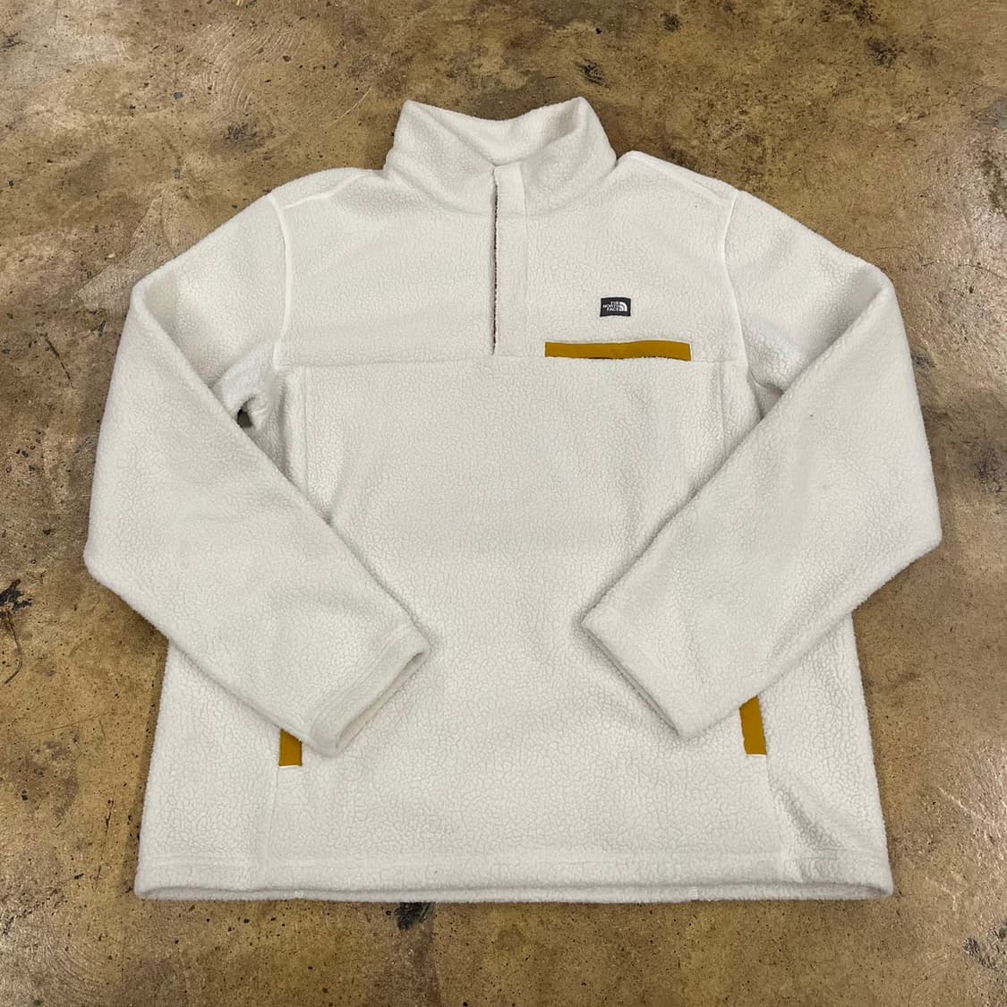 [정품/L] 노스페이스 화이트 뽀글이 플리스 b17 상품이미지2