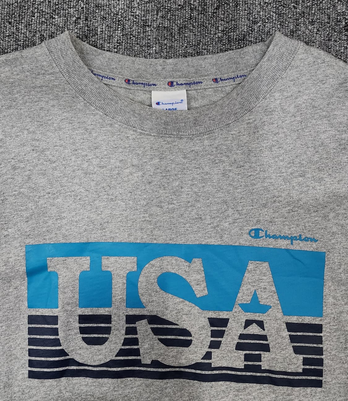 챔피온 USA 스타 긴팔티 L 상품이미지3