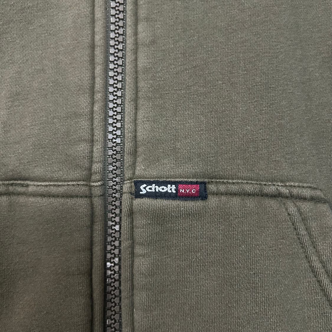 (L) 쇼트 NYC 기모 후드 집업  상품이미지8