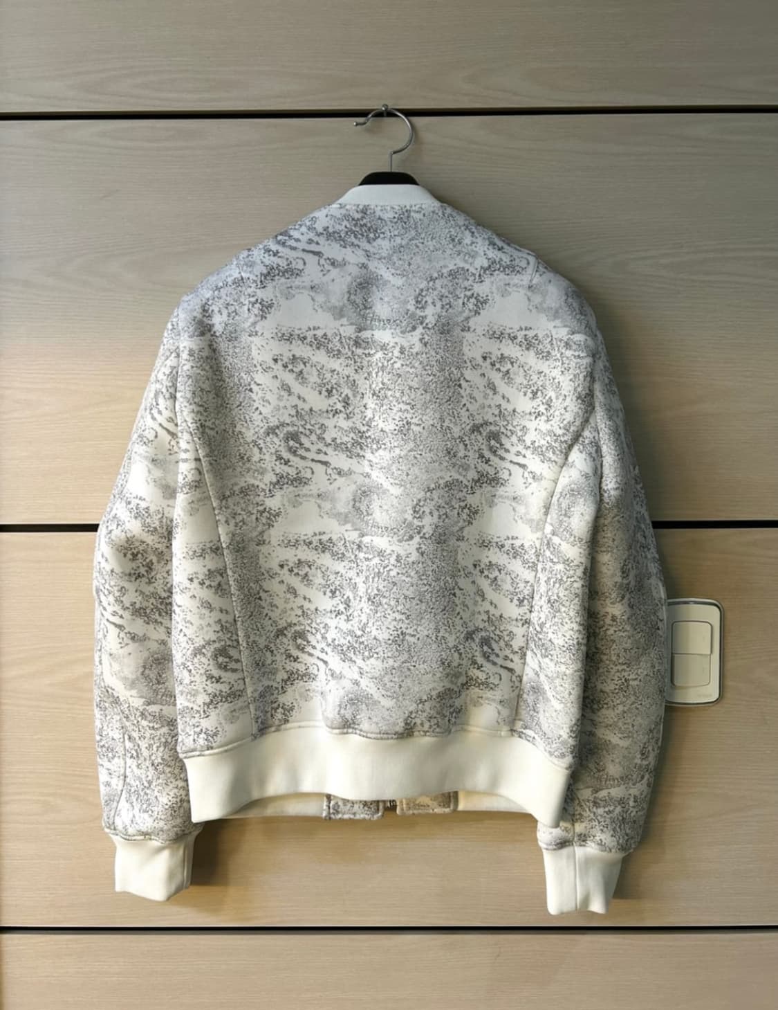 Dying Design White Bomber Jacket 상품이미지4