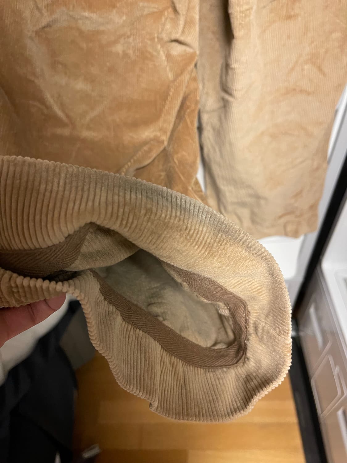 컬러 브라운 와이드 코듀로이 팬츠 상품이미지5