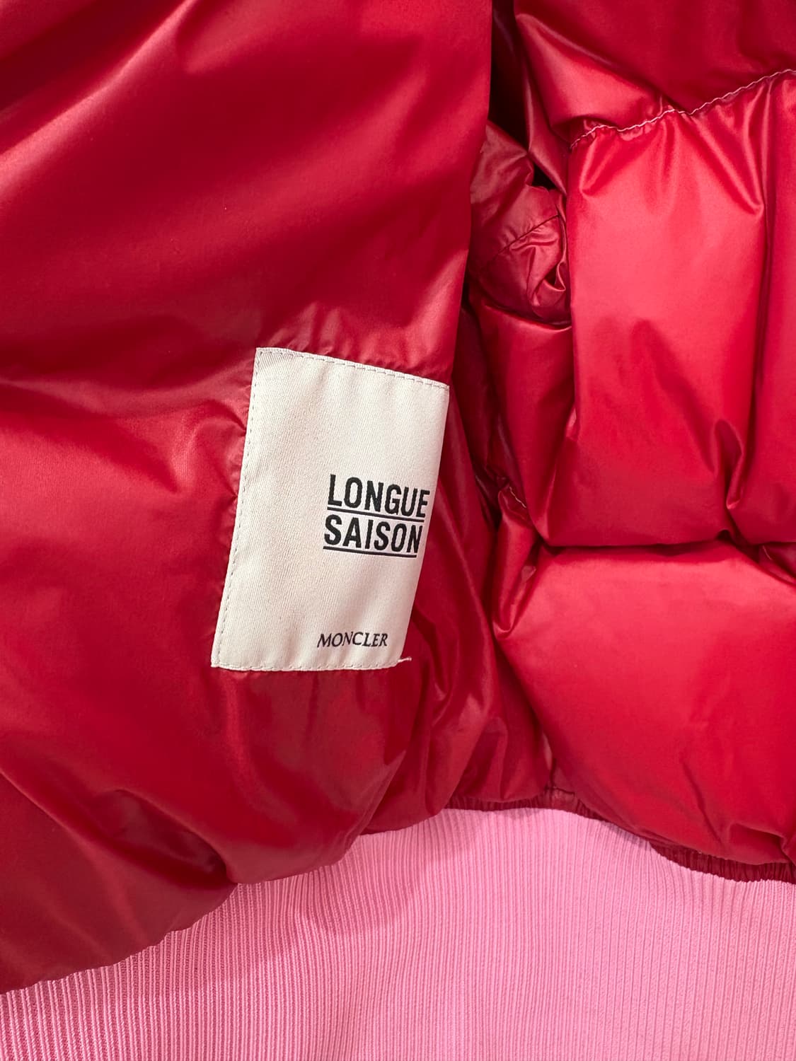 몽클레어 패딩(핑크) 2번착용 상품이미지6