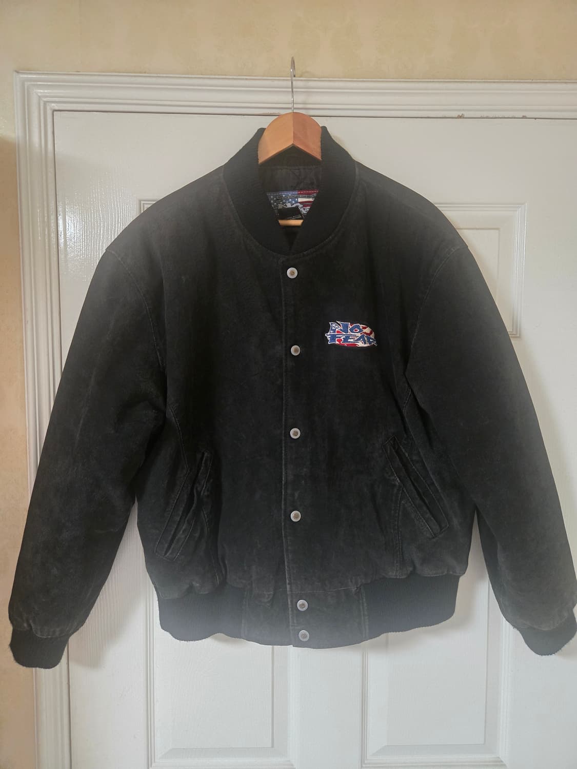 90s No fear leather jacket [L] 상품이미지1