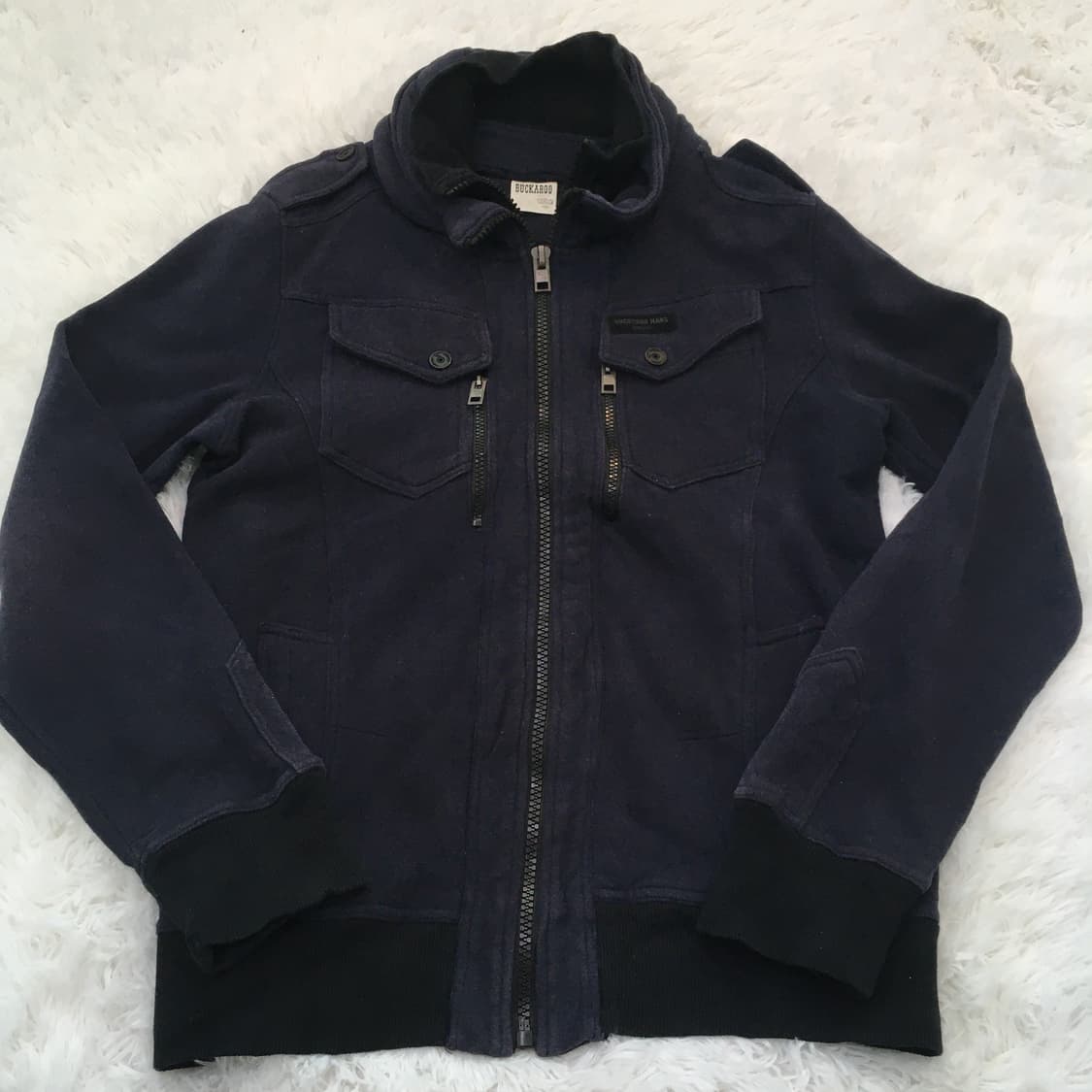 빈티지 버커루 투집업 터틀넥 y2k 스트릿 갸루 펑키 일본빈티지746 상품이미지1