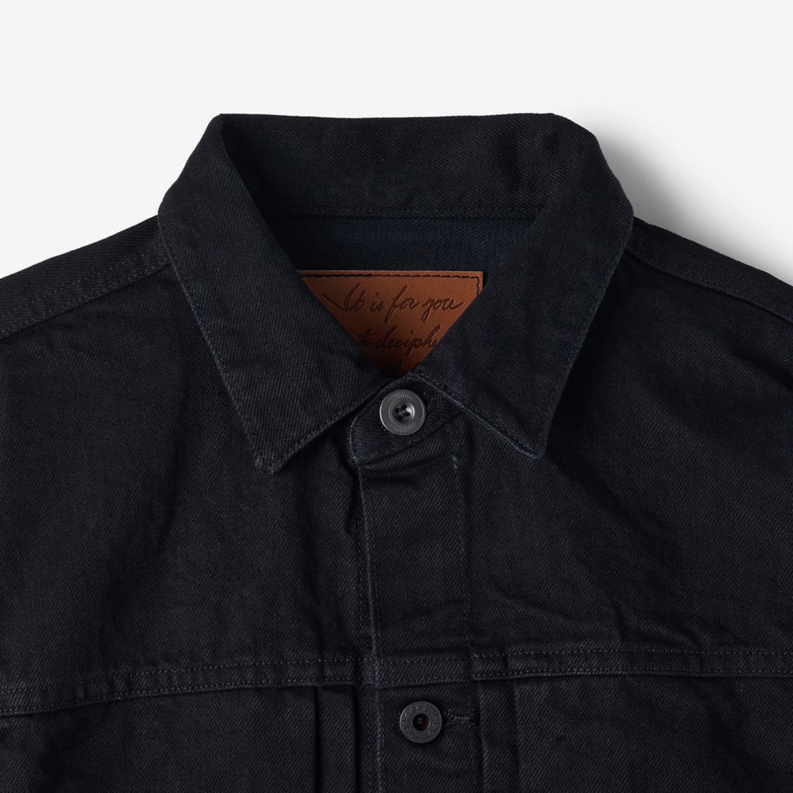 블랙사인 15oz 블랙데님자켓 46size 상품이미지3