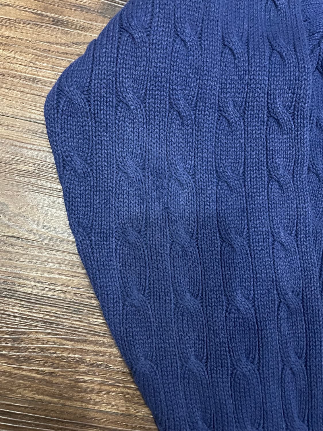 90s 폴로 랄프로렌 코튼 케이블 가디건 상품이미지5