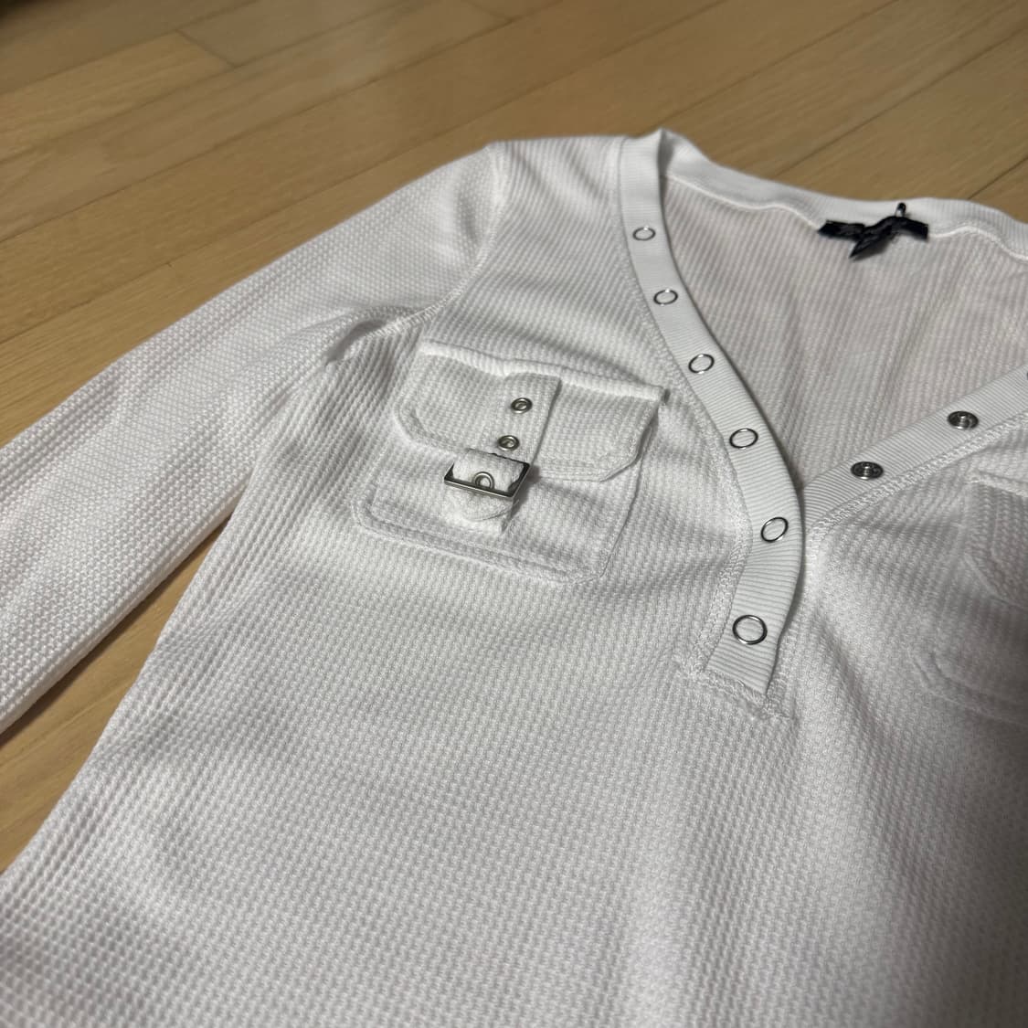 generation kiss 화이트 롱슬리브탑 xs 상품이미지5