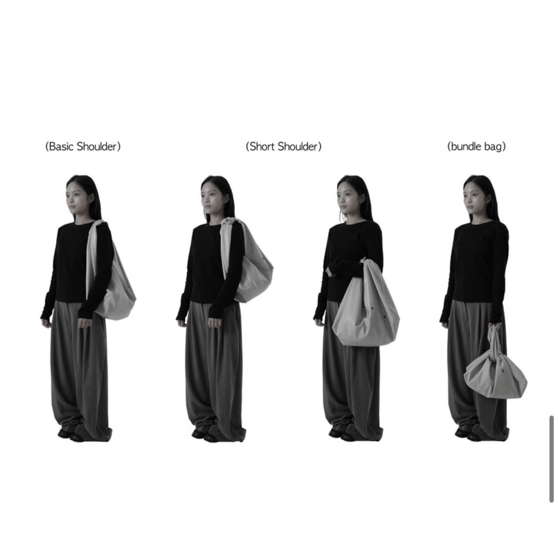 소무 SOMU borigami bag_ black 상품이미지5