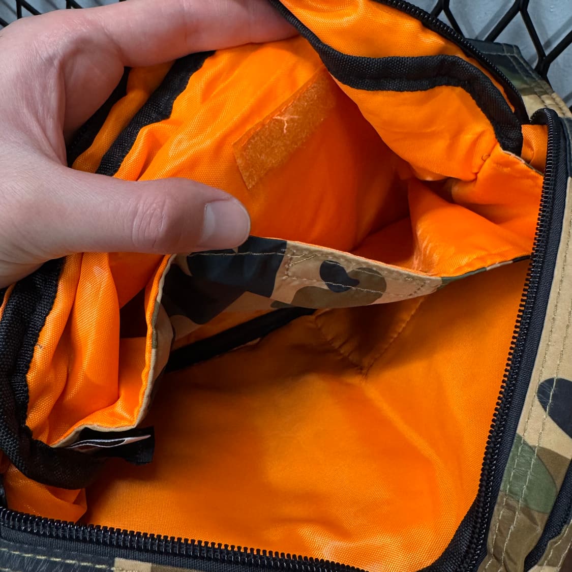 2016S/S 베이프 X 요시다포터 퍼스트카모 웨이스트백 상품이미지5