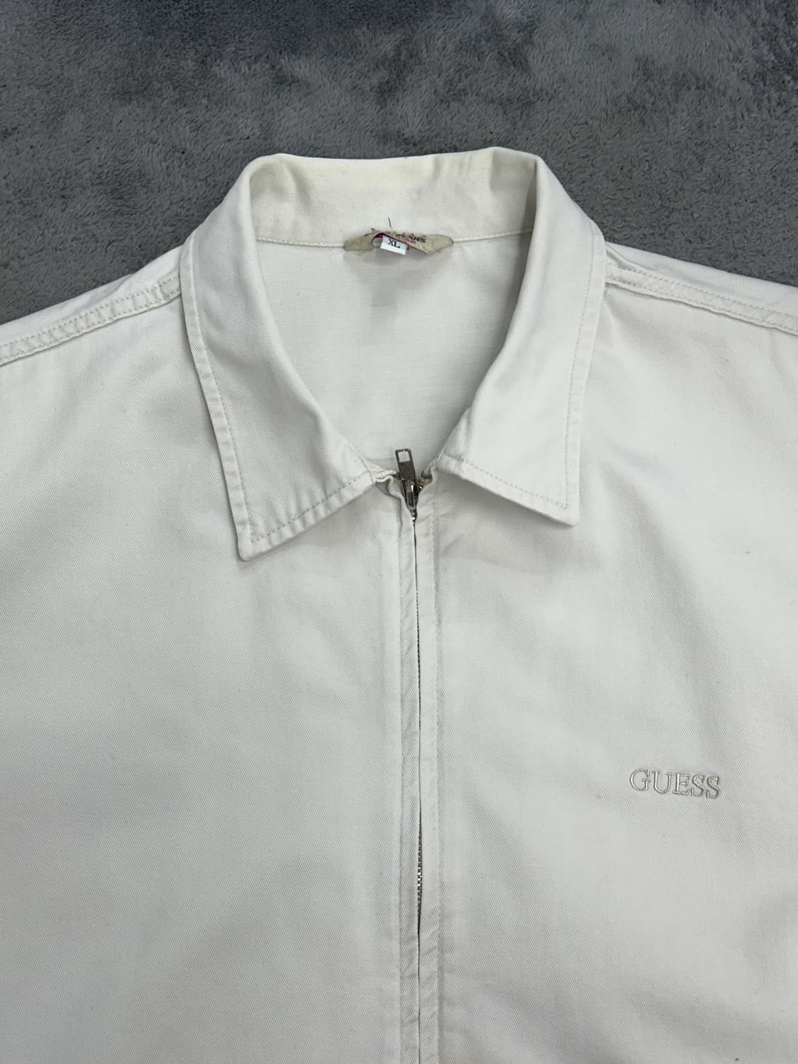 90s 게스 블루종 집업 자켓 XL 상품이미지3