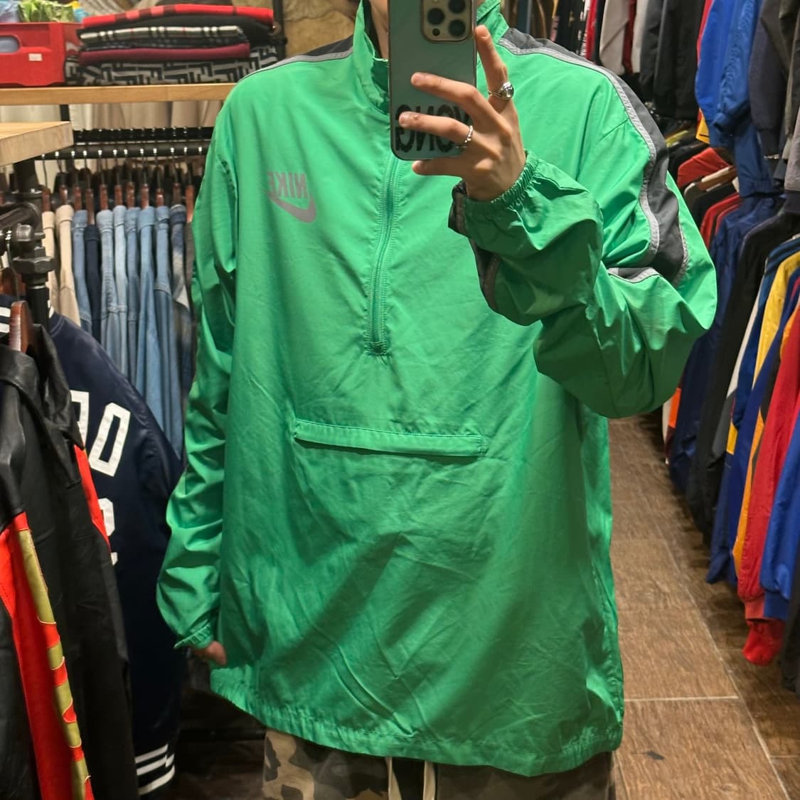 [HI] 나이키 바람막이 그린 상품이미지3