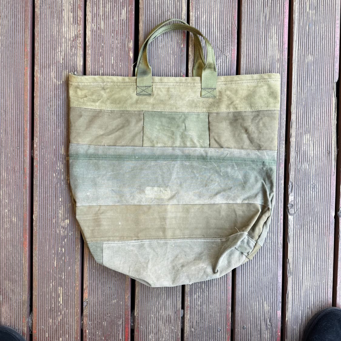 펠릭스 더 캣 빈티지 카키색 토트백 상품이미지4