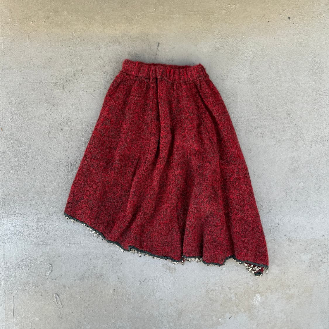 VTG 울 비즈 스커트 상품이미지1