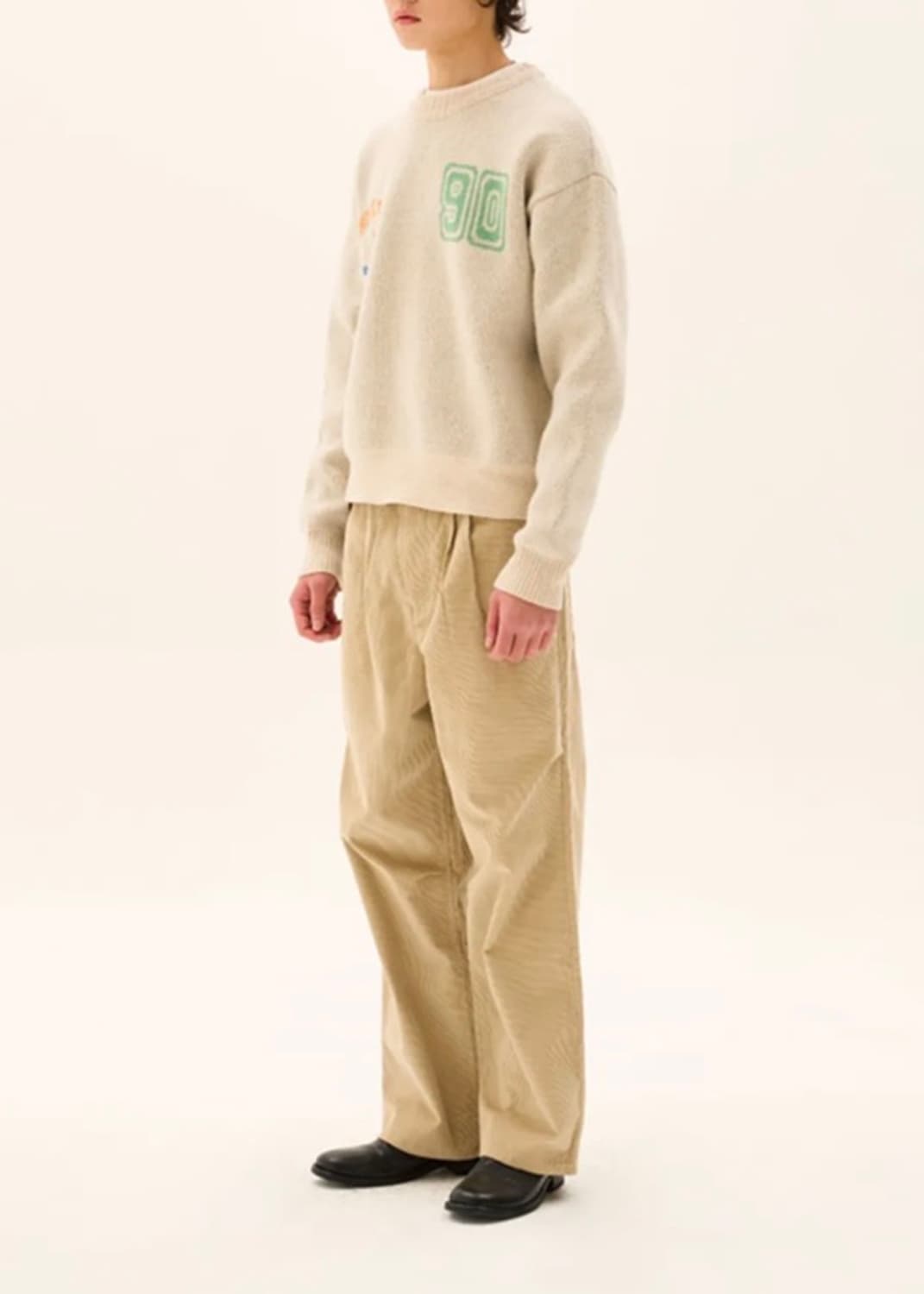 ETCE 골덴 코듀로이 베이지 파라슈트 와이드 통바지 워크 29 30 상품이미지2