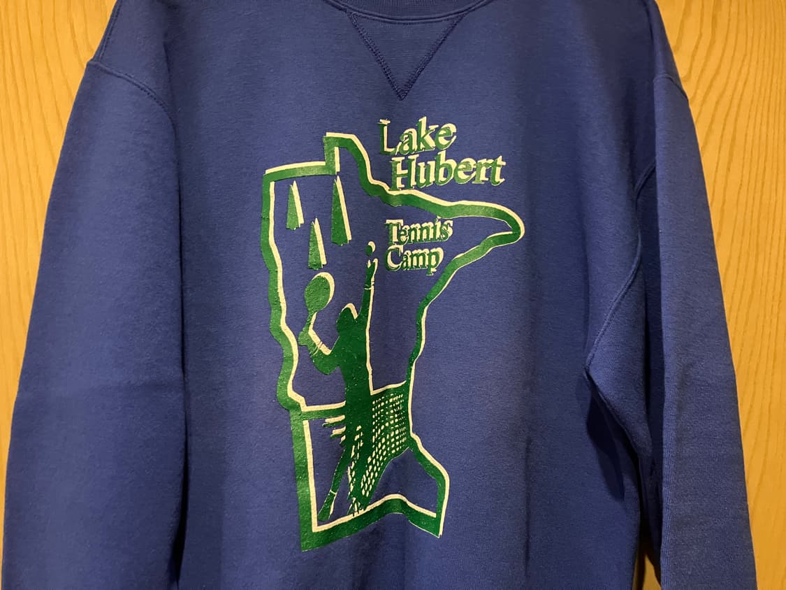 빈티지 90s Russell 러셀 스웻셔츠 블루 (M 95) 스탠스미스 상품이미지3