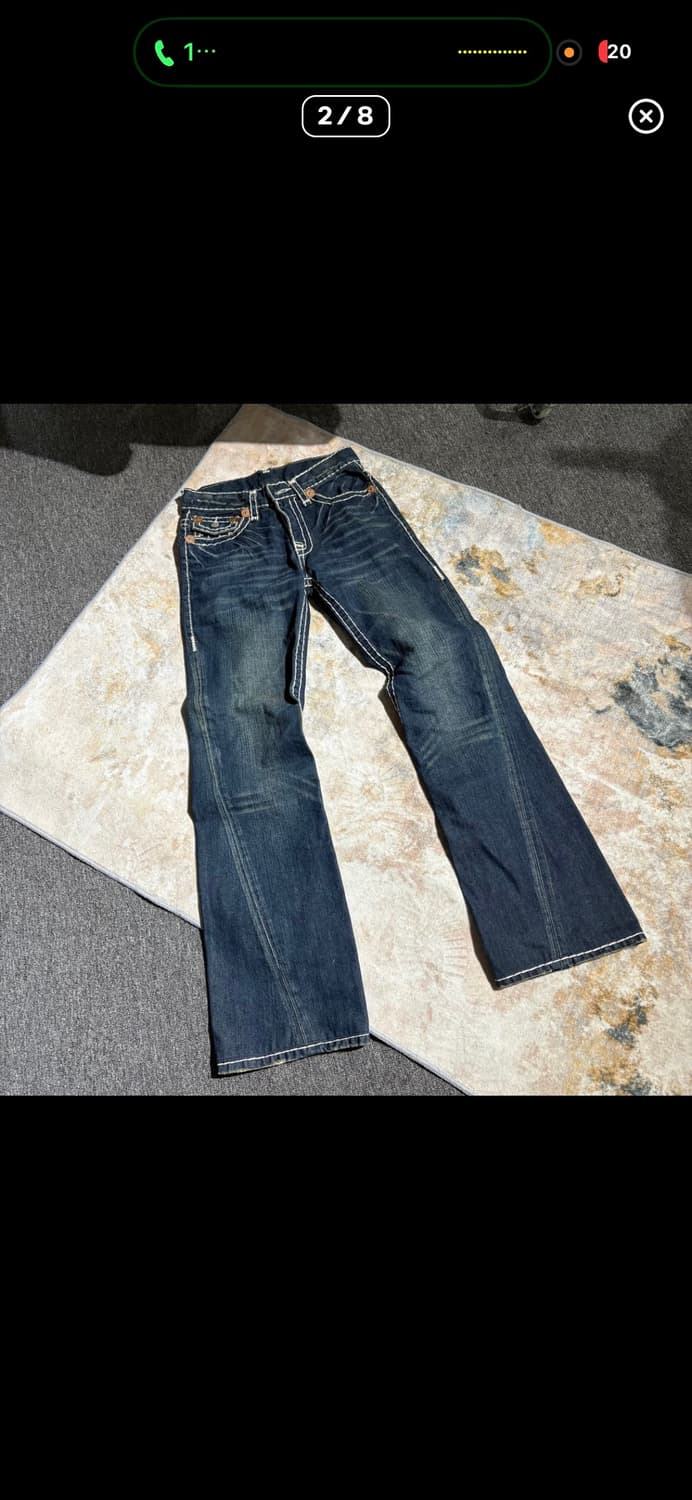 트루릴리젼 빈티지 부츠컷 데님 (실측사진에나옴) 상품이미지1