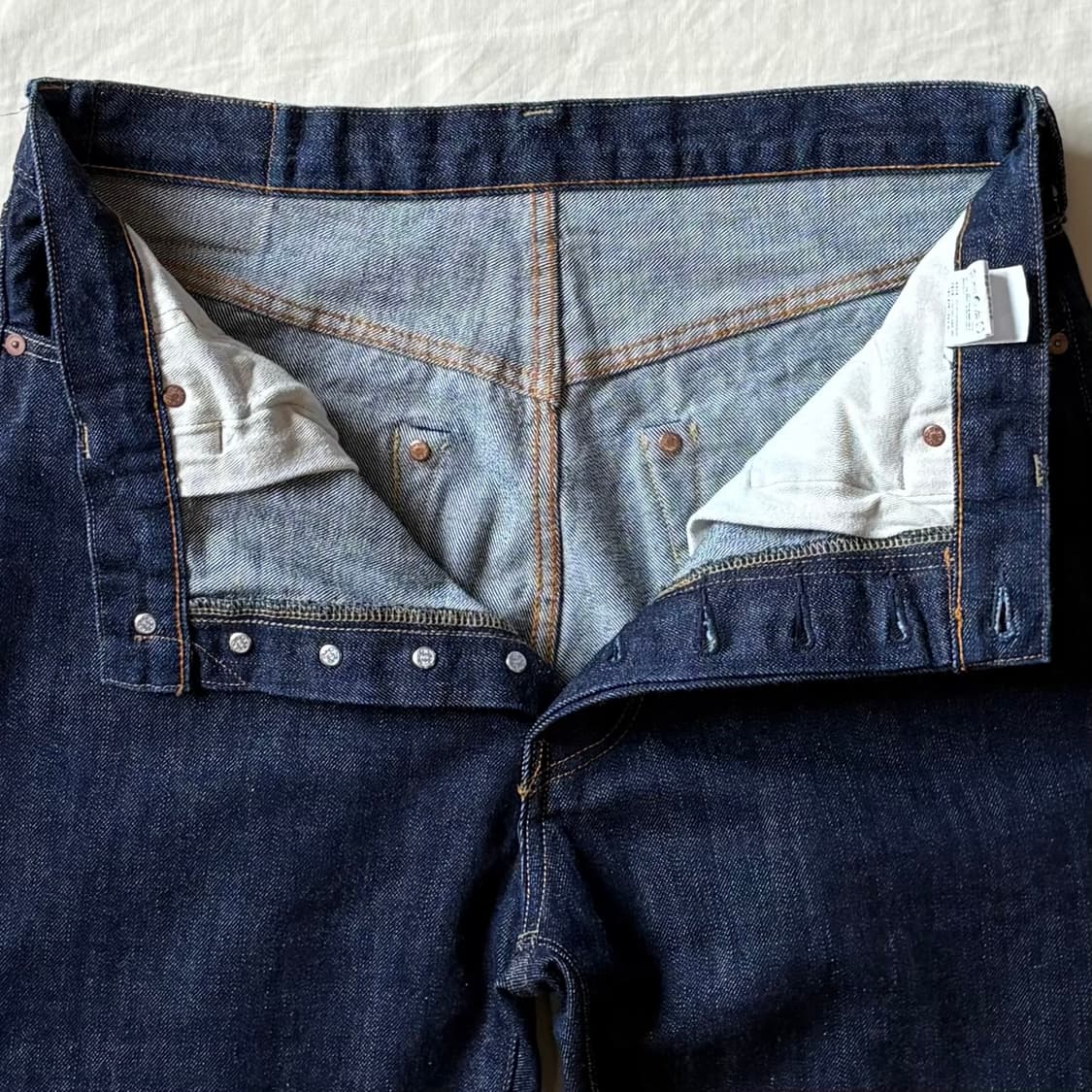 [32] OUTSTANDING 아웃 스탠딩 셀비지 인디고 데님 상품이미지5