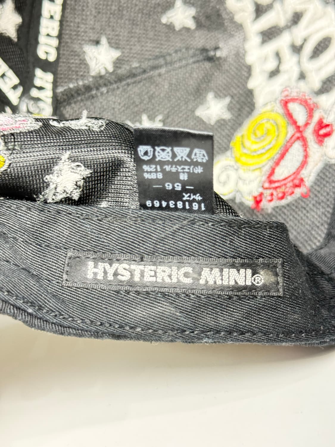 히스테릭 글래머 아카이브 무수한 별과 자수 캐릭터 패치 볼캡 모자 상품이미지4