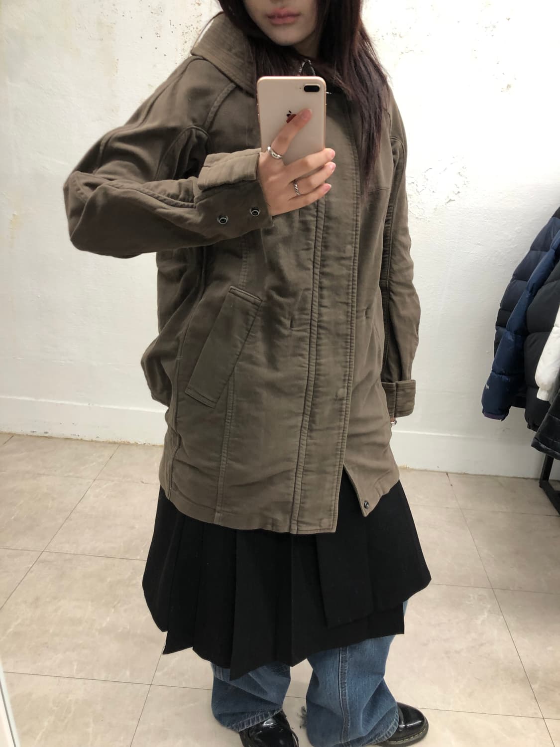 주카 브라운 야상 상품이미지2