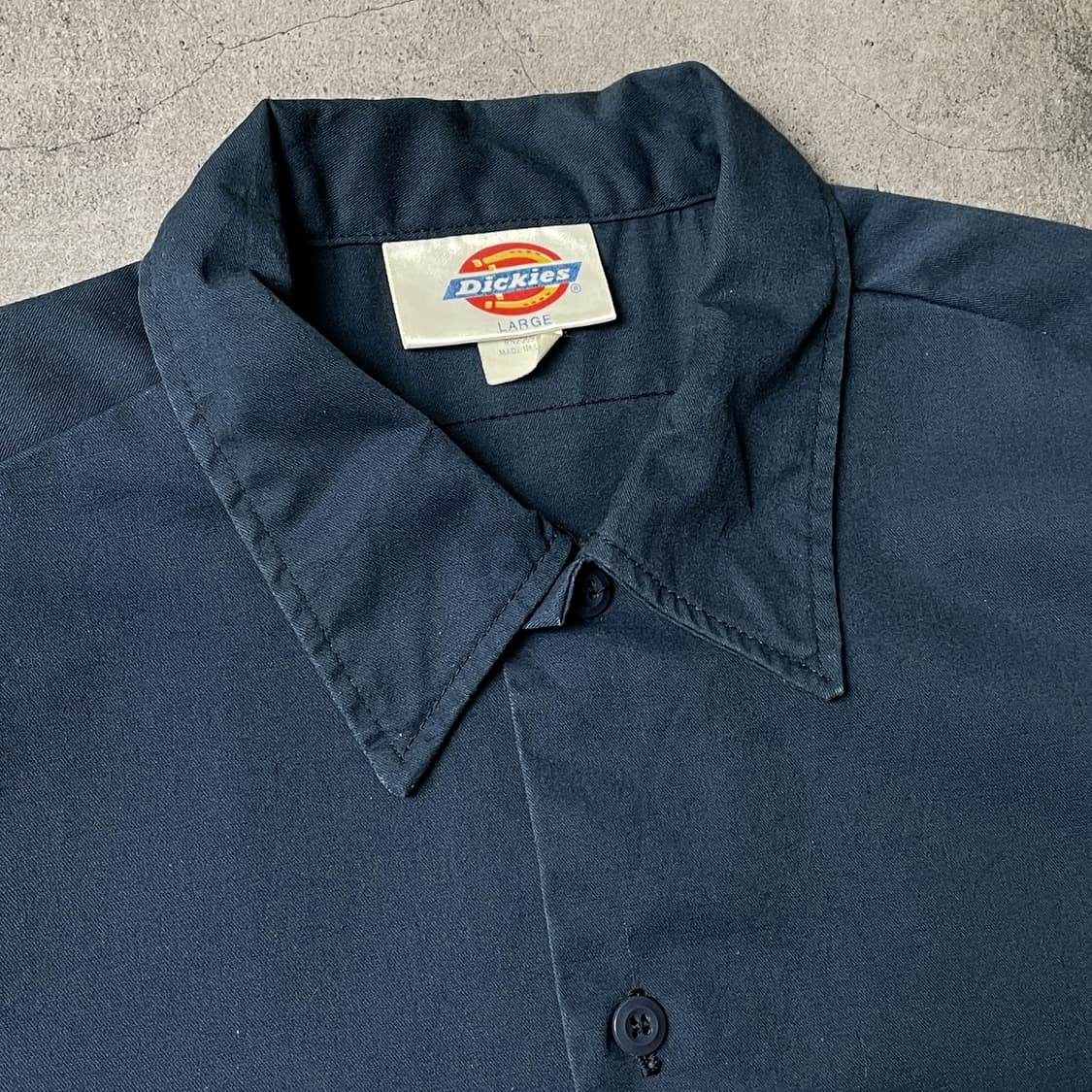 DICKIES 90s 디키즈 네이비 플랩포켓 반팔 워크셔츠 A01107 상품이미지2